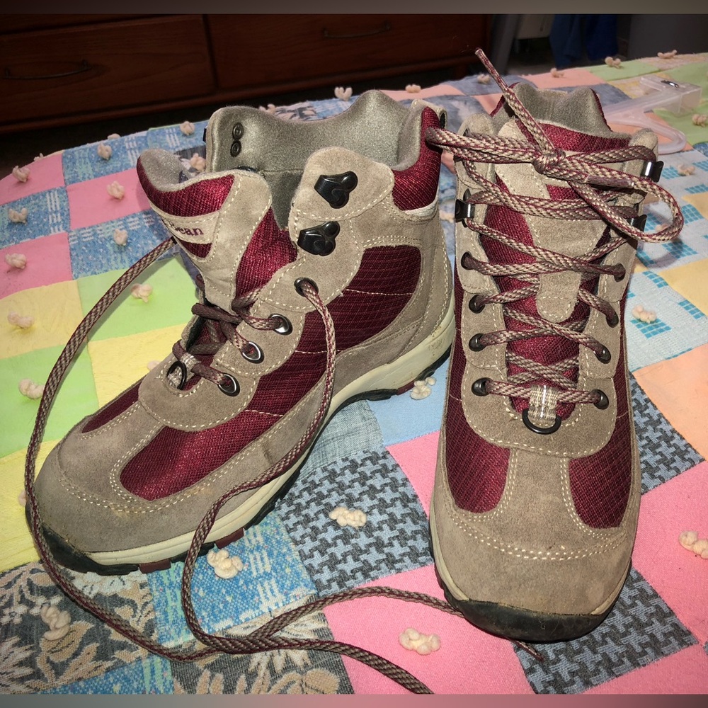 LL Bean Women’s Trail Hiking Boots Size 7.5 Wide